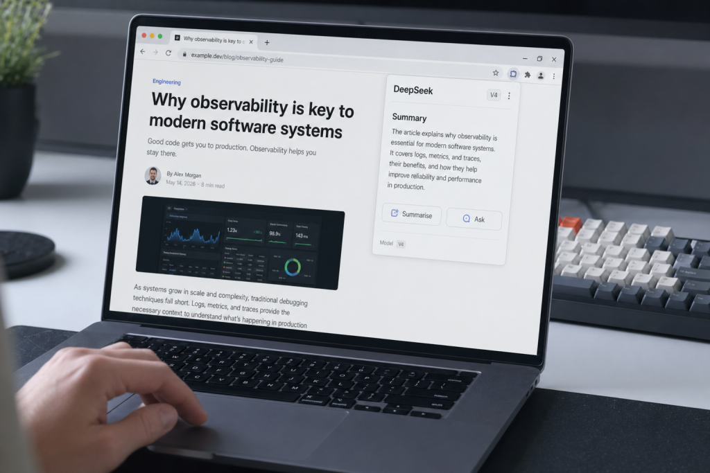 DeepSeek Chrome Extension: Setup Guide for V4 (2026)